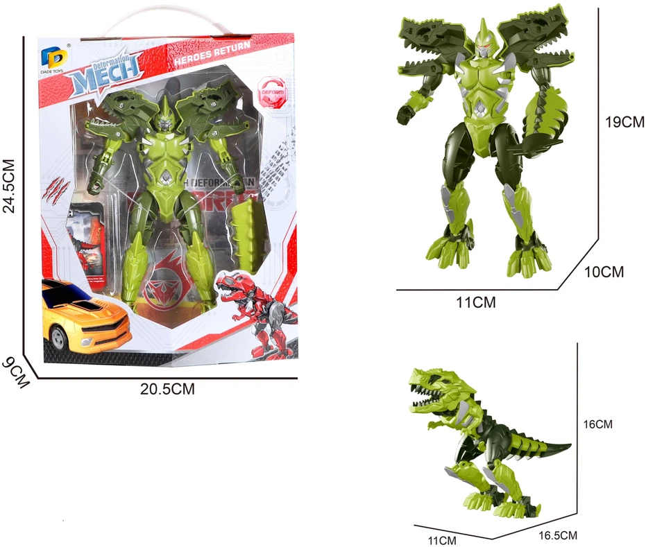 Transformuojamas robotas dinozauras