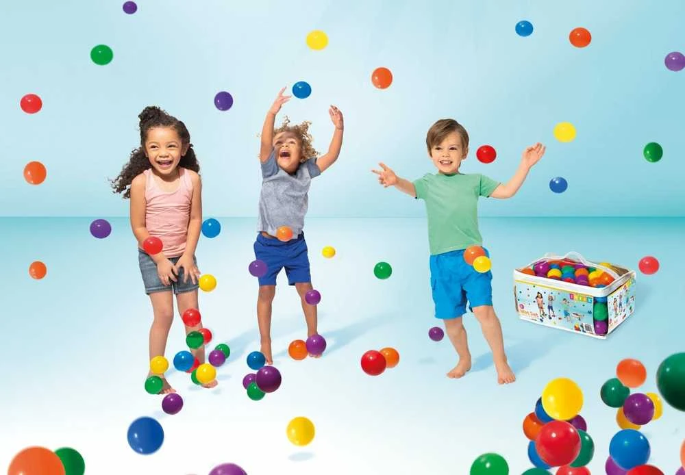 Intex Small Fun Balls, nešiojimo krepšys 100 vnt