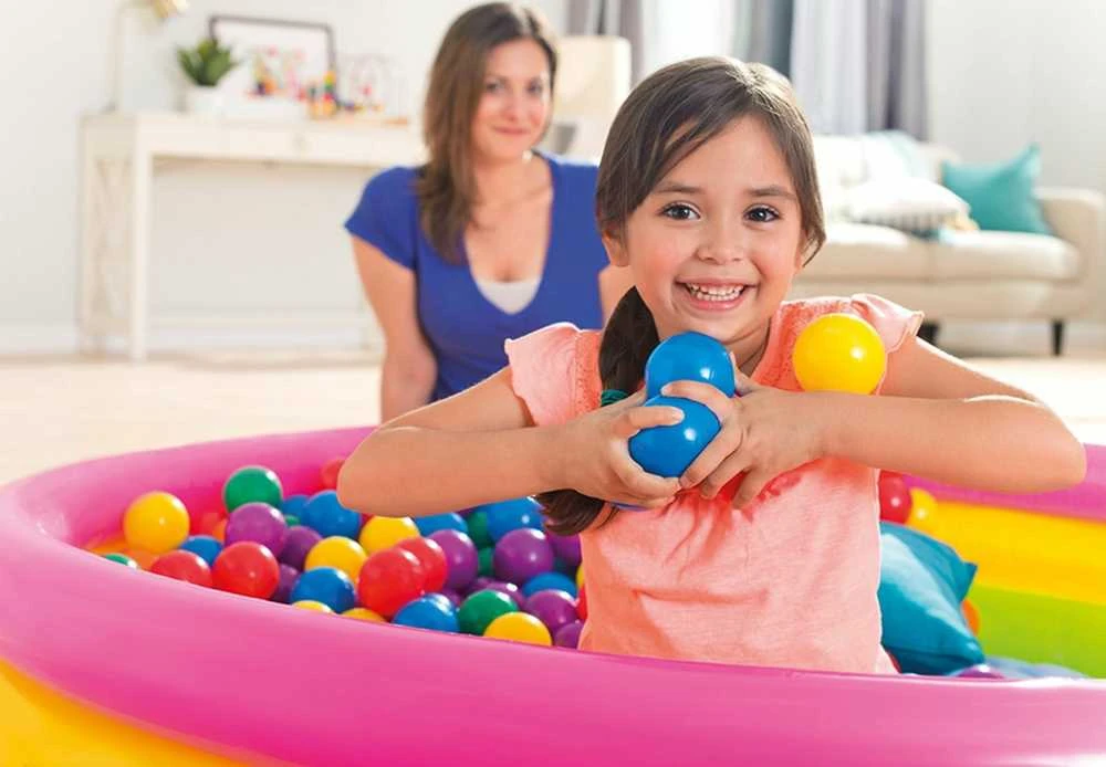 Intex Small Fun Balls, nešiojimo krepšys 100 vnt