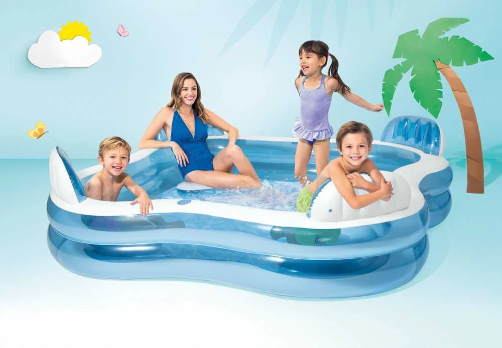 Intex Pripučiamas baseinas Swim Center Family Lounge, 56475NP
