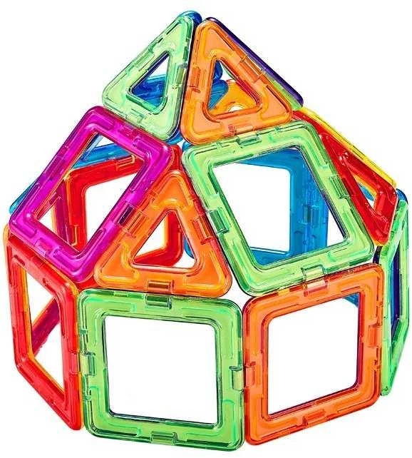 Magnetinis konstruktorius "Mag-Building" (48 detalės)