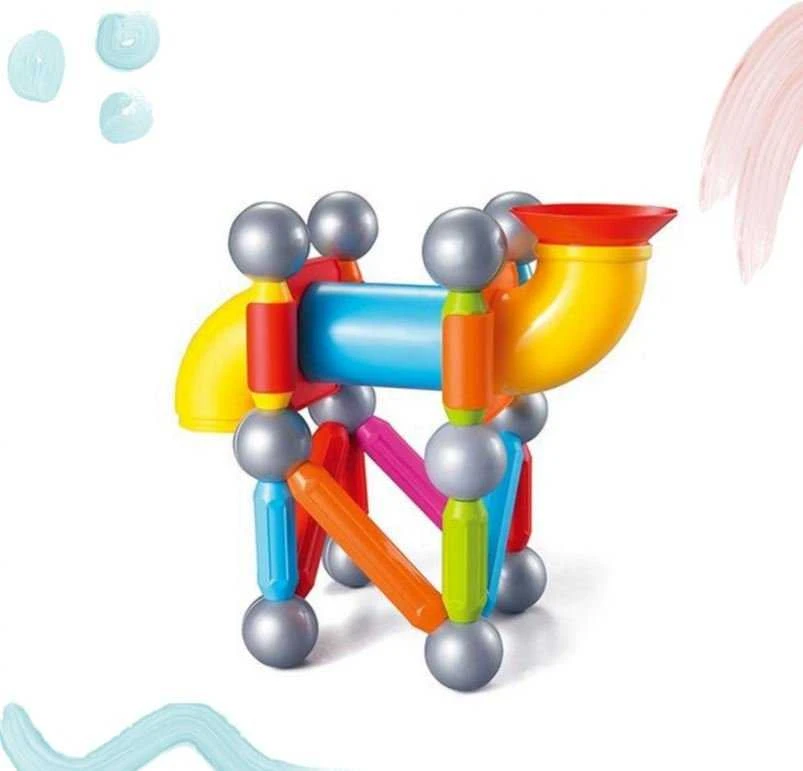 Magnetinis konstruktorius "Mag-Friend" (58 detalės)