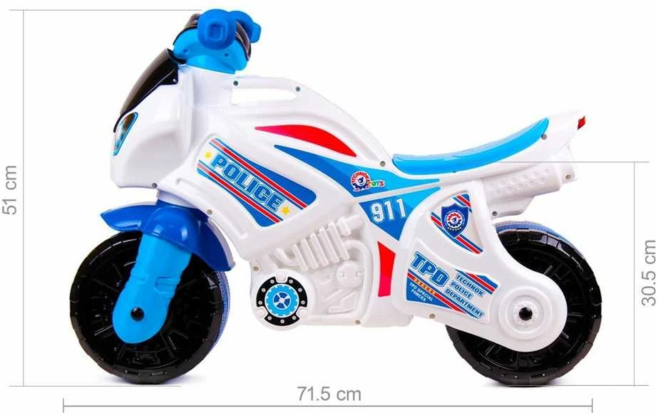 Užsėdamas-paspiriamas motociklas "TechnoK"