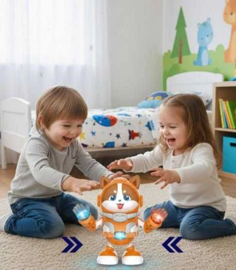 Muzikinis šokantis kosmonautas šuniukas, 20 cm