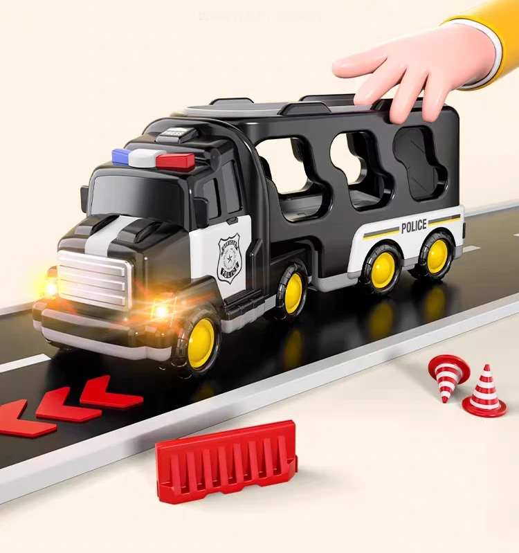 Policijos automobilių tralas 5in1