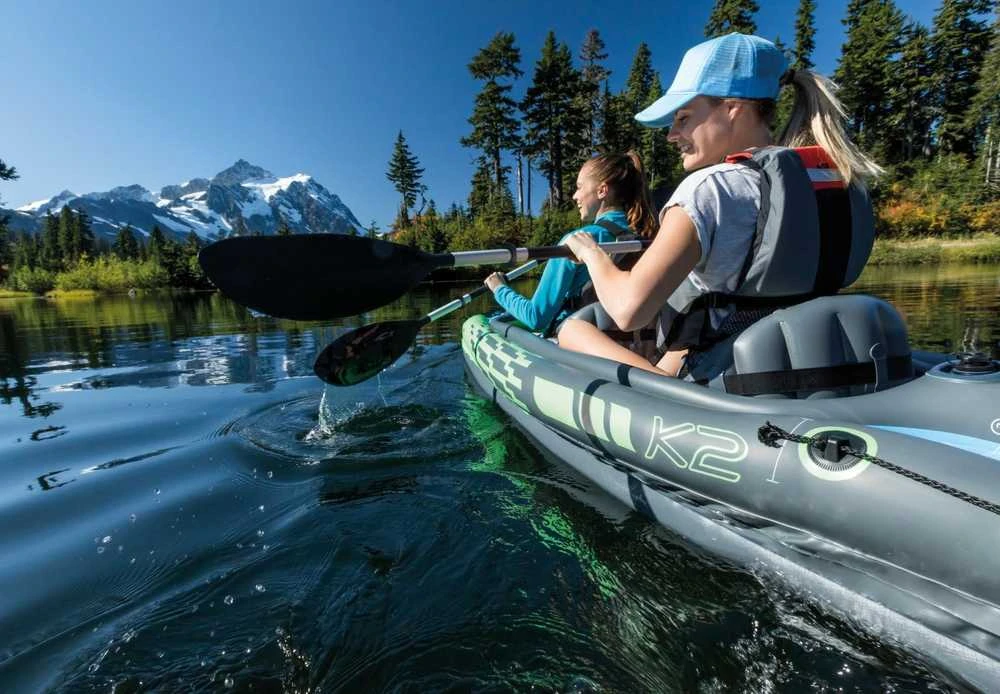 Pripučiama Baidarė (dvivietė) INTEX Challenger K2, Kayak 351x76x38cm
