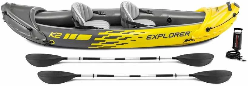 Pripučiama Baidarė (dvivietė) INTEX Explorer K2, Kayak 312x91x51cm