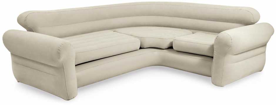 Intex pripučiama kampinė sofa, 257x203x76 cm 68575NP