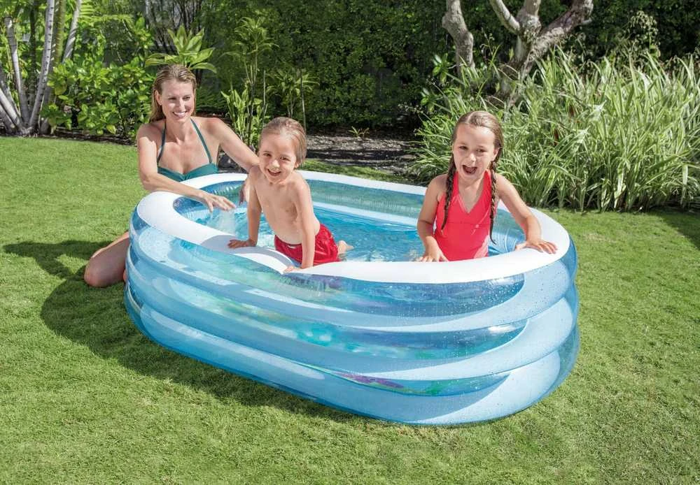 Pripučiamas baseinas INTEX My Sea Friends Pool 163x107x46cm