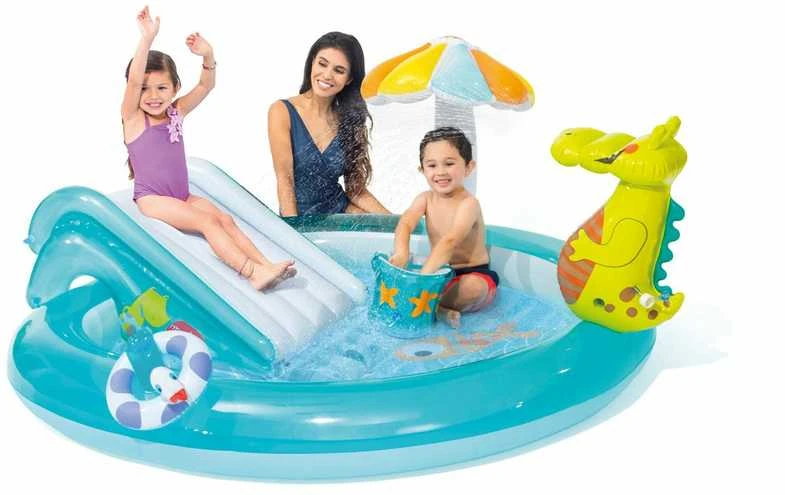 Vandens čiuožykla baseinas Intex