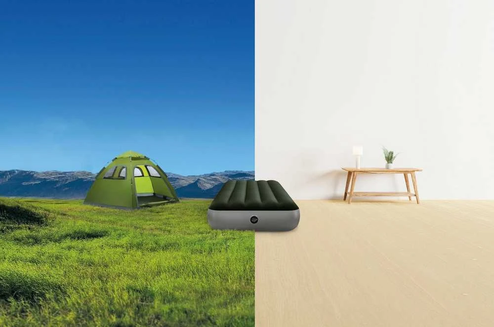 Pripučiamas čiužinys INTEX Cot Dura-Beam, Prestige Downy Airbed 76x191x25cm
