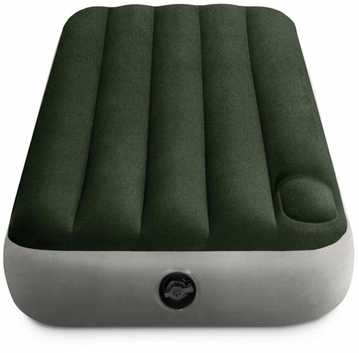 Pripučiamas čiužinys Intex Cot Dura-Beam Downy su integruota kojine pompa 76×191×25 cm