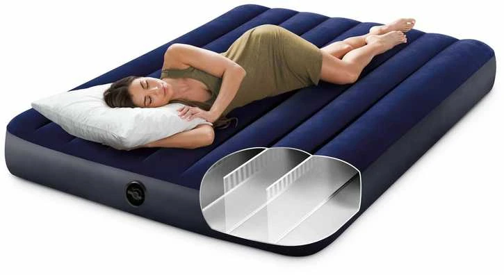 Intex pilno dydžio Dura-Beam oro lova Mėlyna