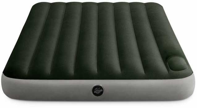 Pripučiamas čiužinys Intex Full Dura-Beam Downy su integruota kojine pompa 137×191×25 cm