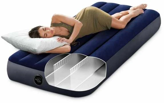 Pripučiamas čiužinys INTEX Jr.Twin Dura-Beam, Classic Downy Airbed 76cm x 1.91m x 25cm