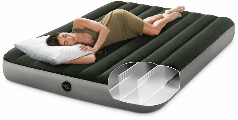 Pripučiamas čiužinys INTEX Queen Downy 203x152x25cm