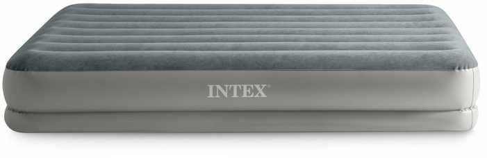 Pripučiamas čiužinys Intex Queen Prestige Mid-Rise su USB pompa 152×203×30 cm