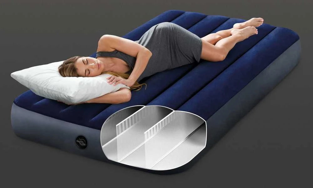 Pripučiamas čiužinys INTEX Classic Downy 191x99x25cm