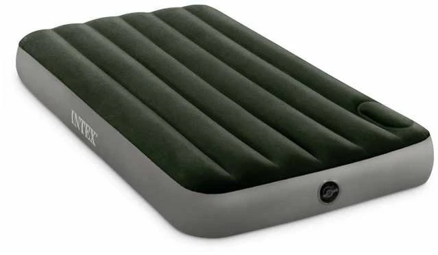 Pripučiamas čiužinys Intex Twin Dura-Beam Downy su integruota kojine pompa 99×191×25 cm
