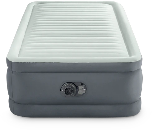 Pripučiamas čiužinys INTEX Twin PremAire I su integruota elektrine pompa, 99×191×46 cm