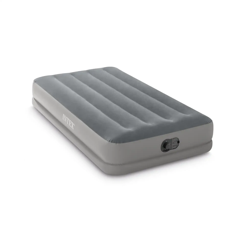 INTEX pripučiamas čiužinys 191x99x30 cm su integruota elektrine pompa 64112
