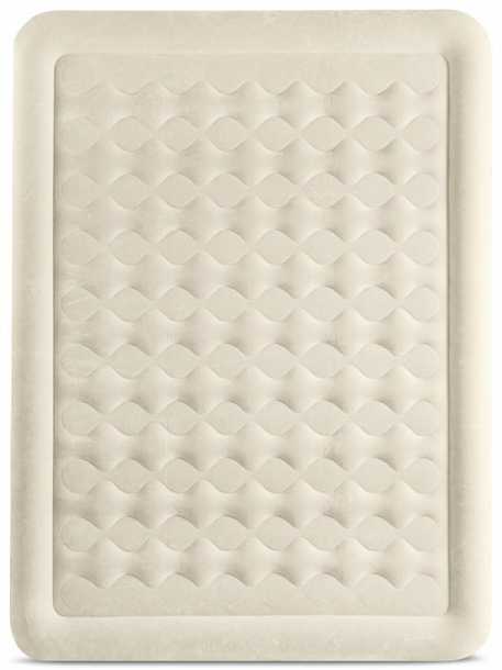Pripučiamas čiužinys INTEX Queen Ultra Plush su integruota elektrine pompa, 152×203×46cm
