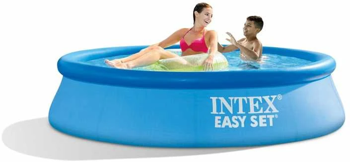 Pripučiamas lauko baseinas INTEX Easy Set 244 x 61 cm, su vandens filtru