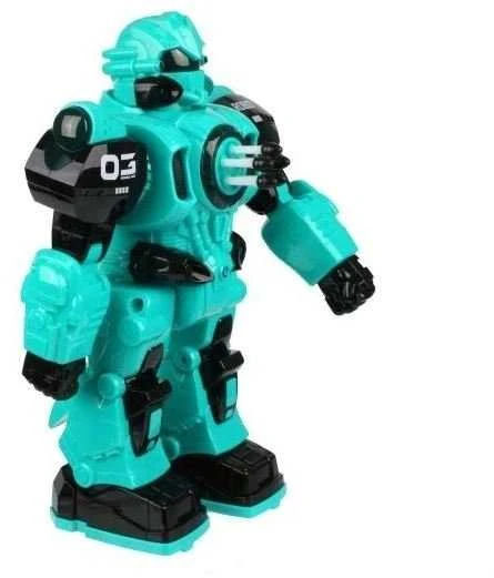 R/B valdomas robotas su šaudymo funkcija