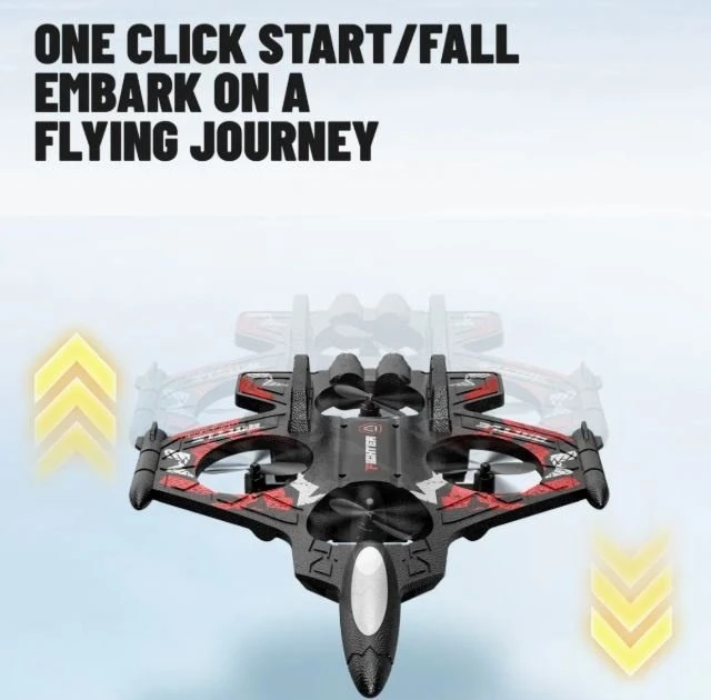 RC dronas „Thunder“ iš putplasčio su pulteliu, 2.4 GHz