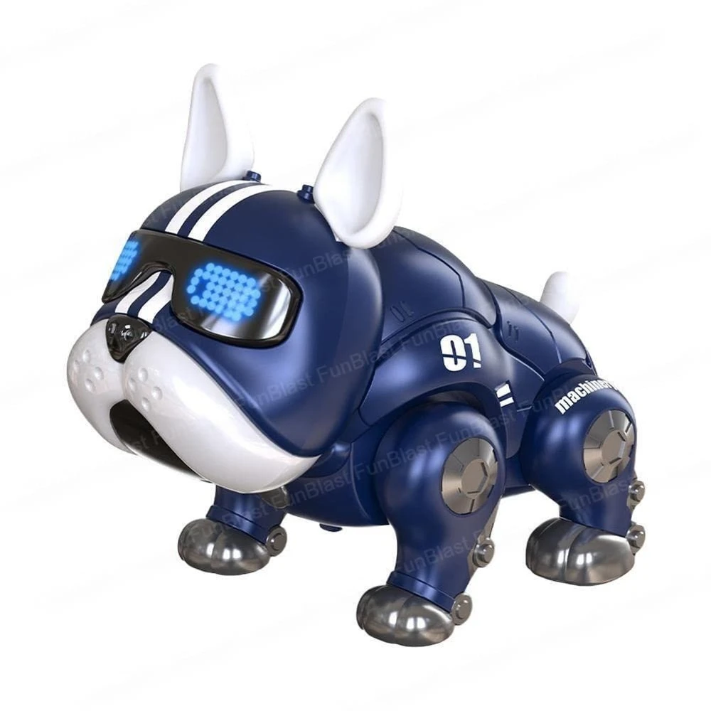 Robotas šuniukas su šviesomis ir garsais