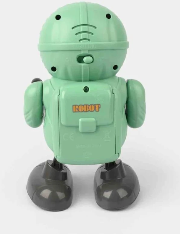 Šokantis muzikinis robotas su šviesomis