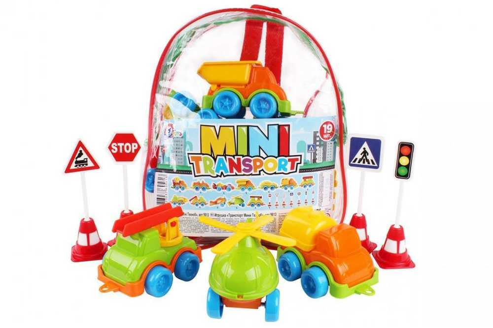 Technok transporto priemonių rinkinys - kuprinė