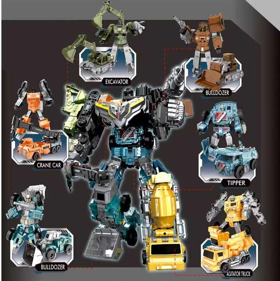 Transformuojamas robotas 6in1 "Heavy Mech"