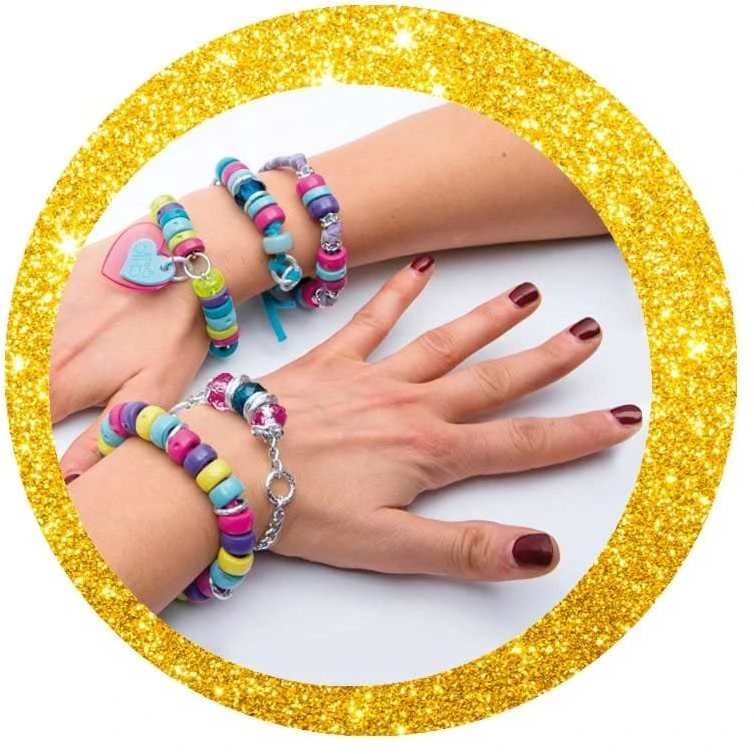 CLEMENTONI CRAZY CHIC apyrankių su žiedeliais rinkinys MULTICOLOR, 15180