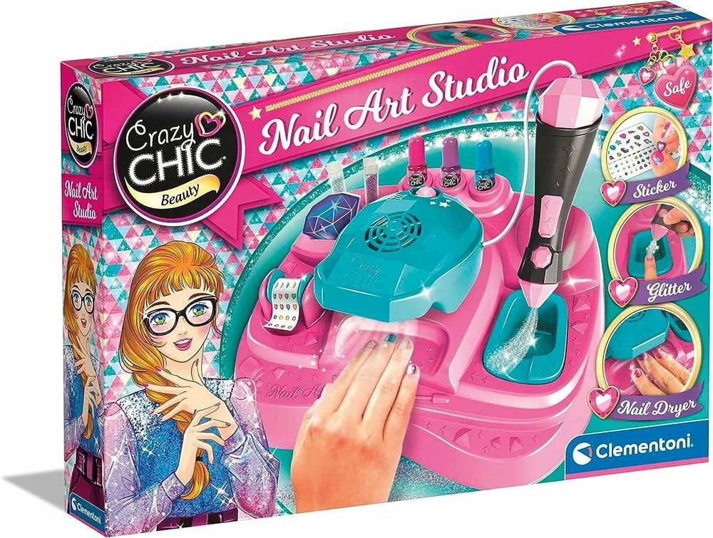 Nagų priežiūros rinkinys Clementoni Nail Art Studio 18730