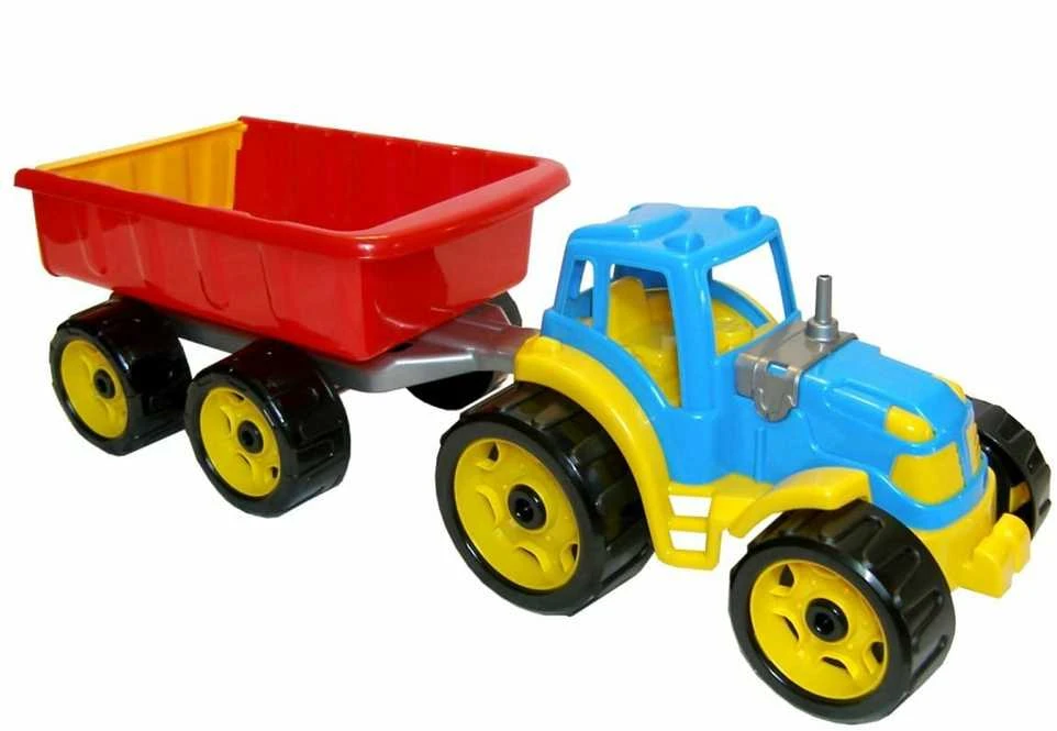 Technok traktorius su priekaba 54 cm
