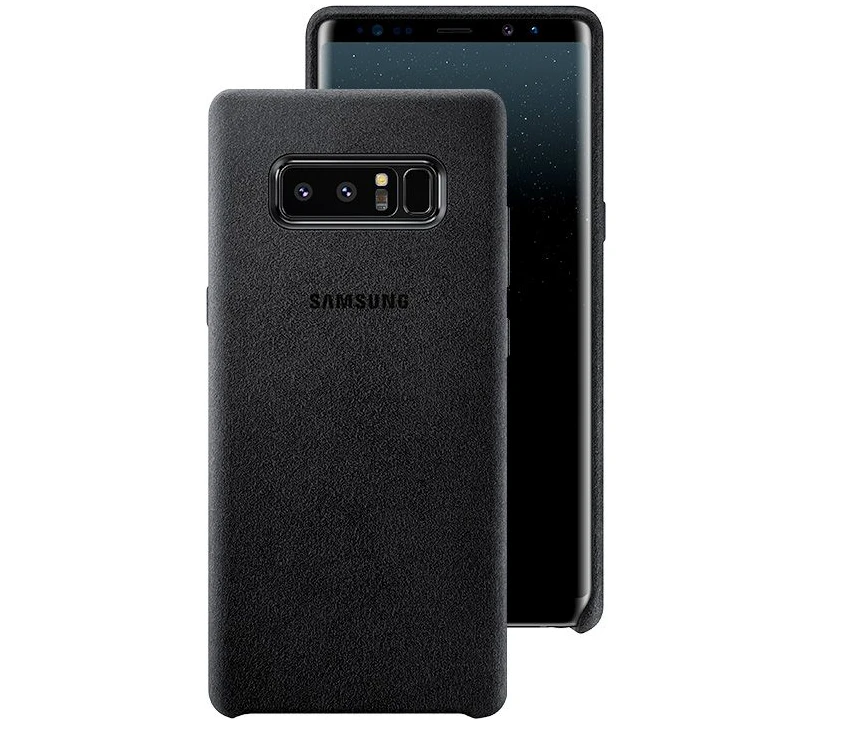 Dėklas Samsung Galaxy Note 8 nugarėlė Alcantara Rožinė aprašymas - Prekės nuotrauka