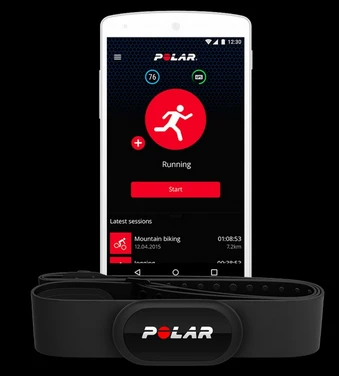 Polar širdies ritmo matuoklis H10 XS/S dydžio, Juodos spalvos aprašymas - Prekės nuotrauka