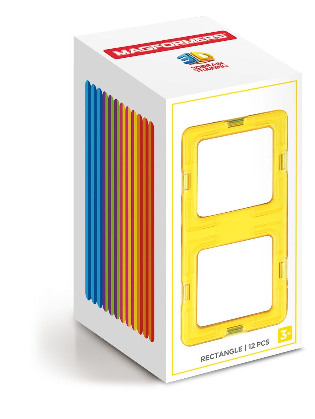 Magformers Rectangle 12PC Rinkinys rinkinys aprašymas - Prekės nuotrauka