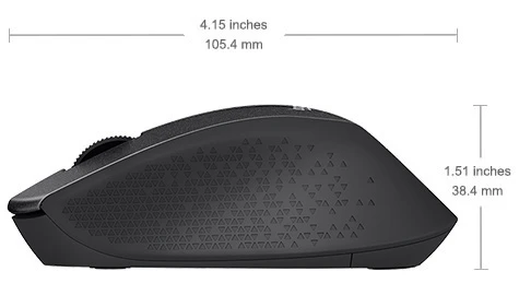 Belaidė pelė Logitech M330 Silent Plus, Mėlyna aprašymas - Prekės nuotrauka