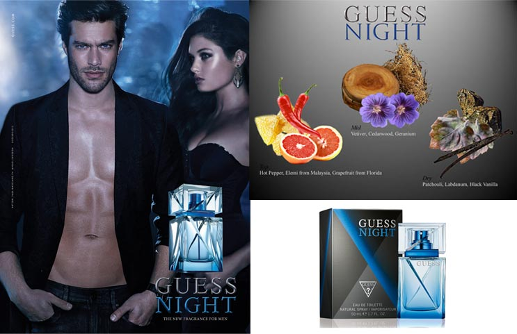 Guess Night tualetinis vanduo vyrams EDT Vyrams 100ml aprašymas - Prekės nuotrauka