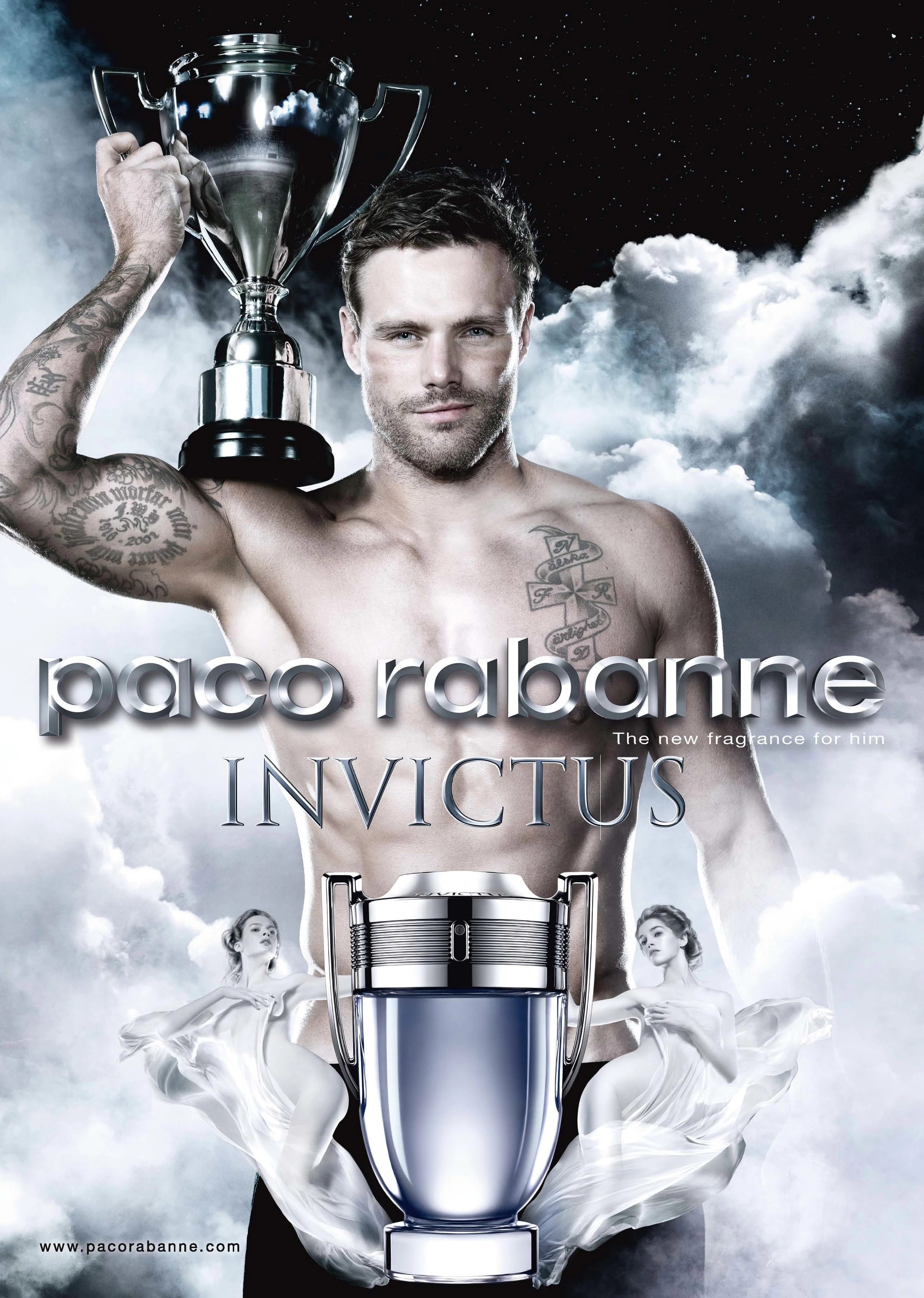 Rutulinis dezodorantas vyrams Paco Rabanne Invictus 75g aprašymas - Prekės nuotrauka