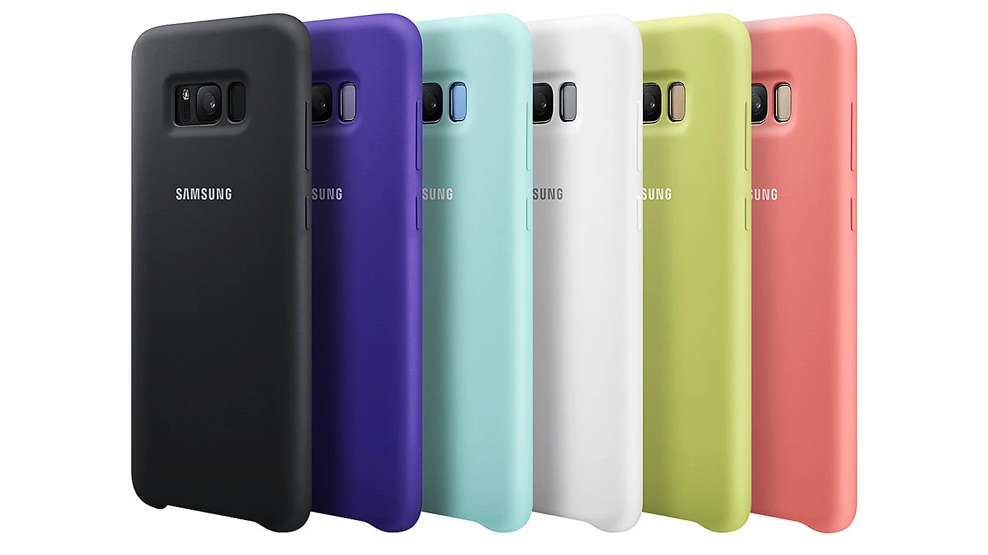 Samsung Galaxy S8+ silikoninis dėklas (Baltas) PG955TWE  aprašymas - Prekės nuotrauka