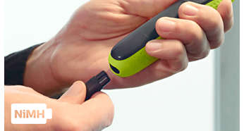 Barzdaskutė Philips Shaver QP2520/30 OneBlade Operating time (max) 45 min, Wet & Dry, NiMH, Lime žalias/Pilkas aprašymas - Prekės nuotrauka