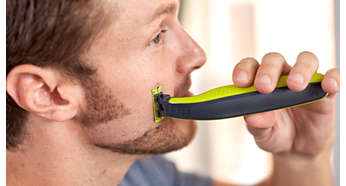 Barzdaskutė Philips Shaver QP2520/30 OneBlade Operating time (max) 45 min, Wet & Dry, NiMH, Lime žalias/Pilkas aprašymas - Prekės nuotrauka