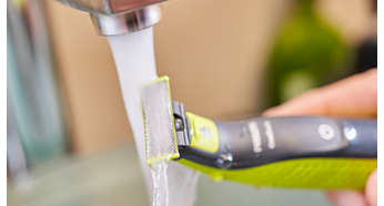 Barzdaskutė Philips Shaver QP2520/30 OneBlade Operating time (max) 45 min, Wet & Dry, NiMH, Lime žalias/Pilkas aprašymas - Prekės nuotrauka
