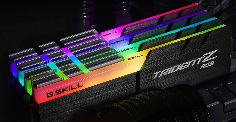 RAM G.Skill Trident Z RGB F4-3200C16D-16GTZR atminties modulis 16 GB 2 x 8 GB DDR4 3200 MHz aprašymas - Prekės nuotrauka