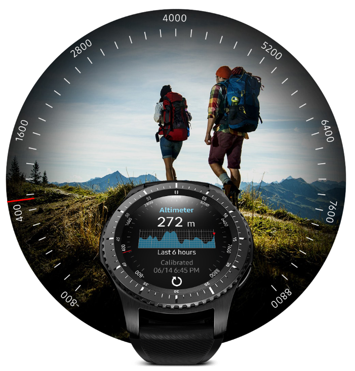 Išmanusis laikrodis Samsung Gear S3 Frontier, Tamsiai pilkos spalvos |  Varle.lt