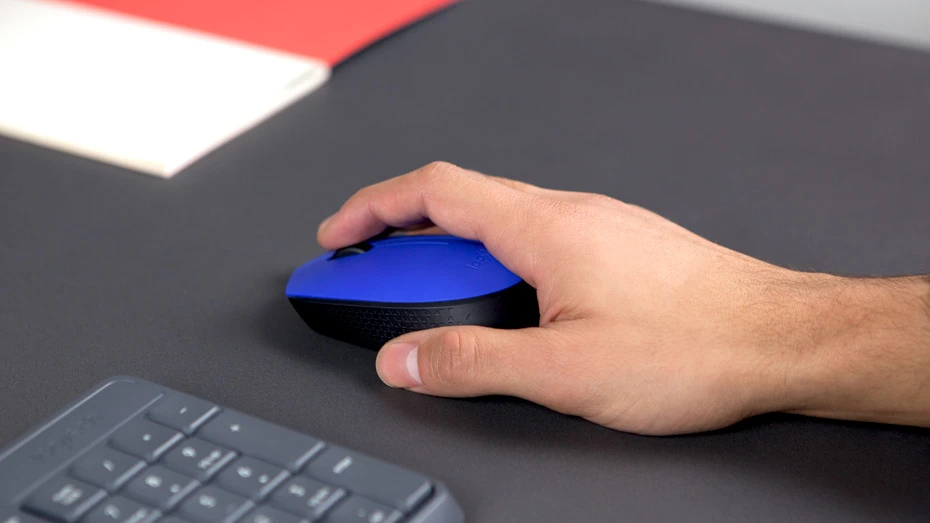 Belaidė pelė Logitech M171, mėlyna aprašymas - Prekės nuotrauka