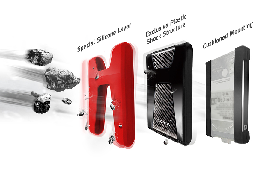 Išorinis kietasis diskas Adata HD650 2TB 2.5